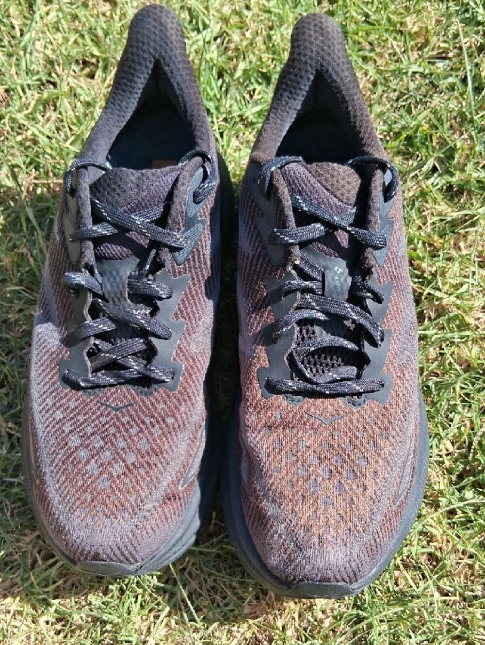 Hoka Clifton 9 Men's Black/Grey Athletic Running Shoes - Picture 9 of 13